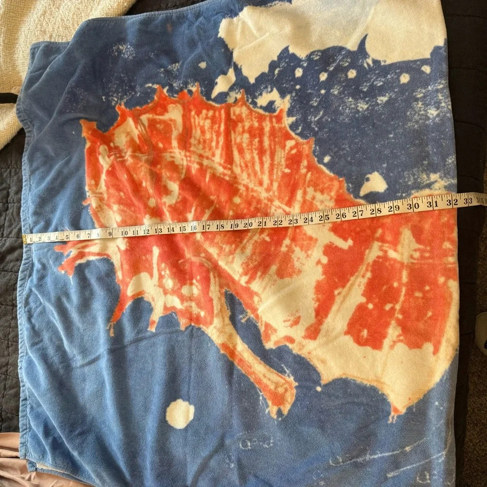 Ralph Lauren Blue Vintage Seahorse Beach Towel